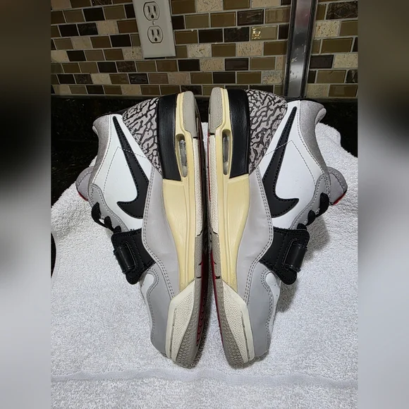 Nike Air Jordan Legacy 312 Low Grey Cement Women's 6.5/5Y CD9054-101 - Picture 4 of 8